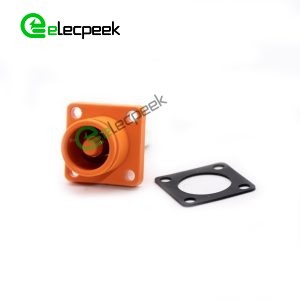 Energy Battery Storage Connector Surlok Socket Female Straight 6mm OS IP67 Orange