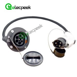 EV Adapter 16A Type 2 Plug to Schuko Socket Electrical Car