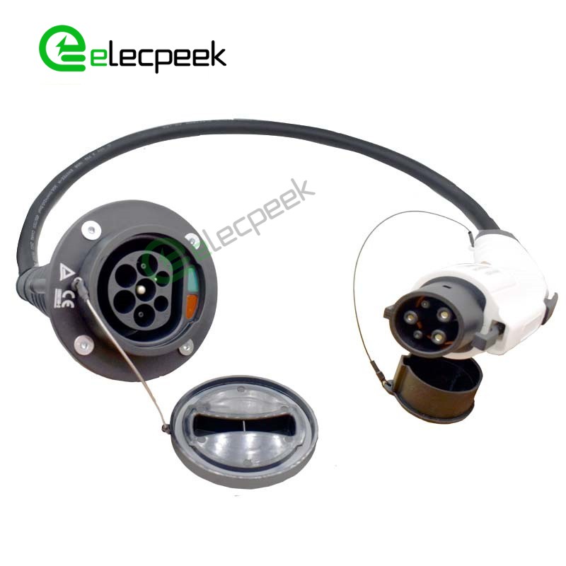 EV Adapter 16A Electric Vehicle Charging Cable Type 2 IEC 62196 to