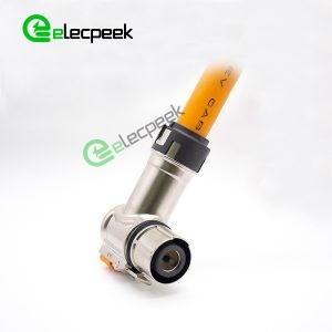 High Voltage Interlock Connector 1pin 12mm 350A Right Angled Plug