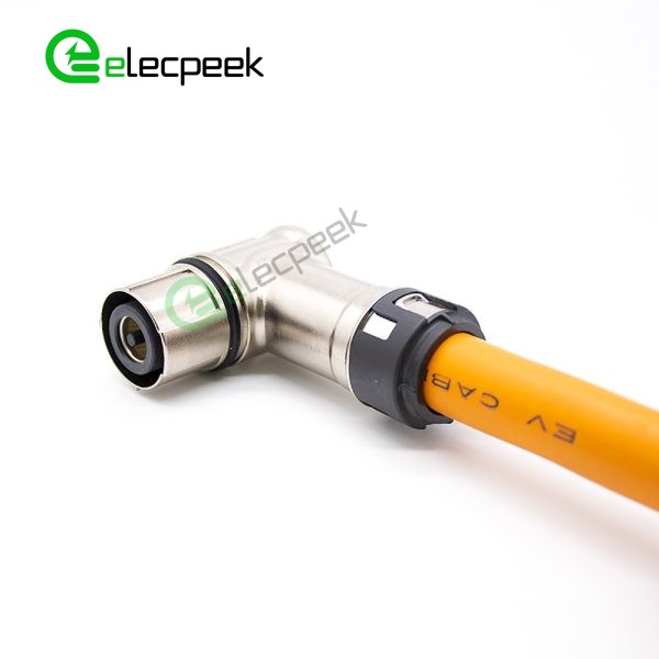 High Voltage Interlock Connector 1pin 12mm 350A Right Angled Plug