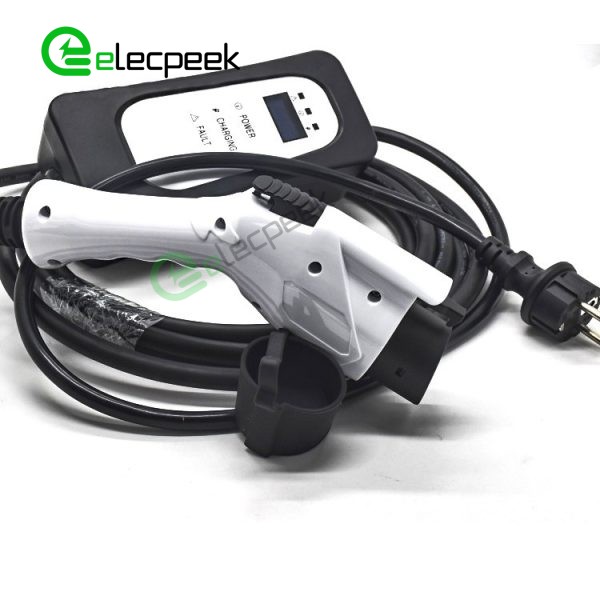 SAE J1772 ISO AC 32A 110V Charging Plug Single Phase EV Charger Electric Car for Vehicle End